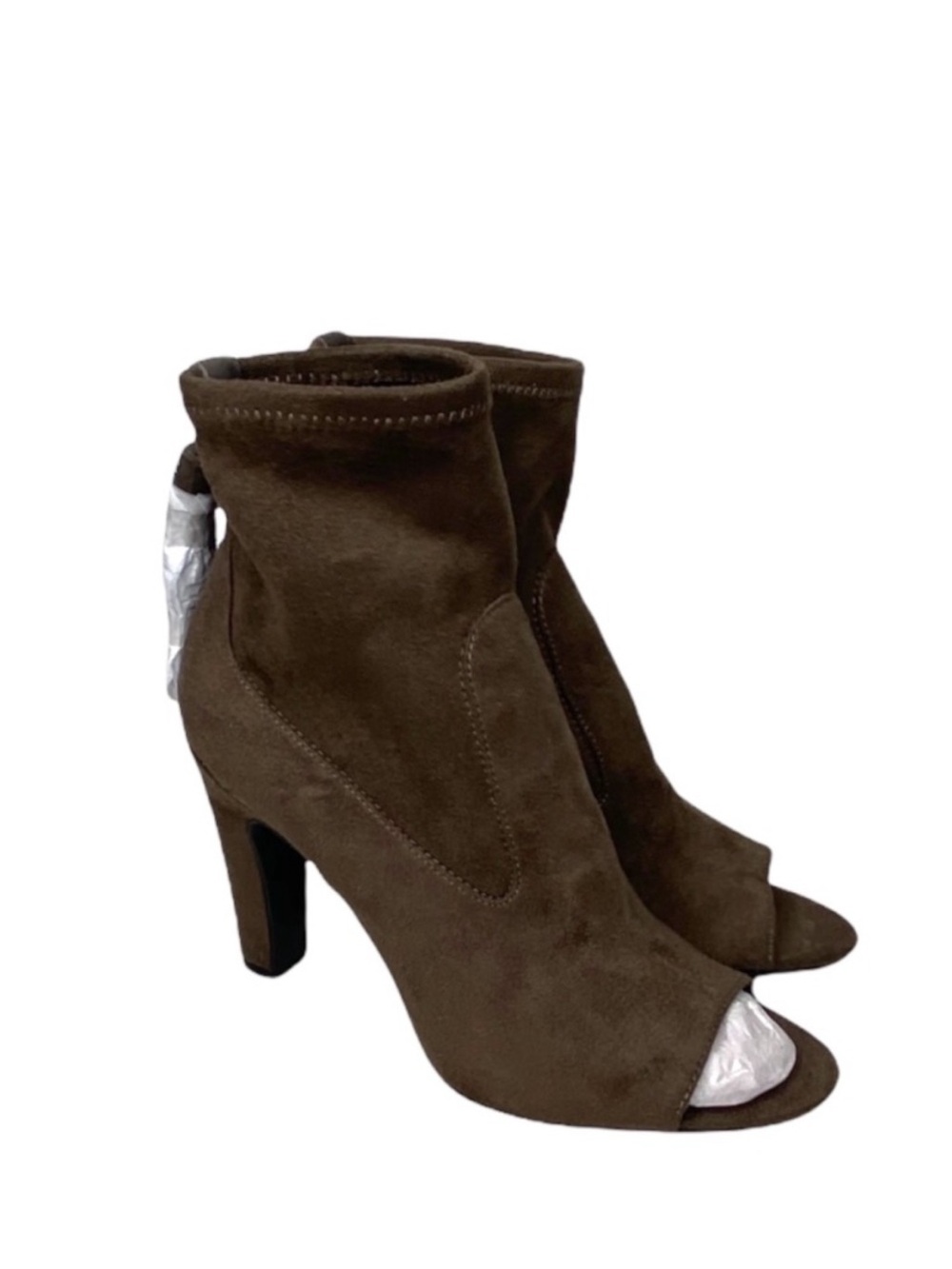 Vince Camuto Calissa Peep Toe Tassel Ankle Sock Booties